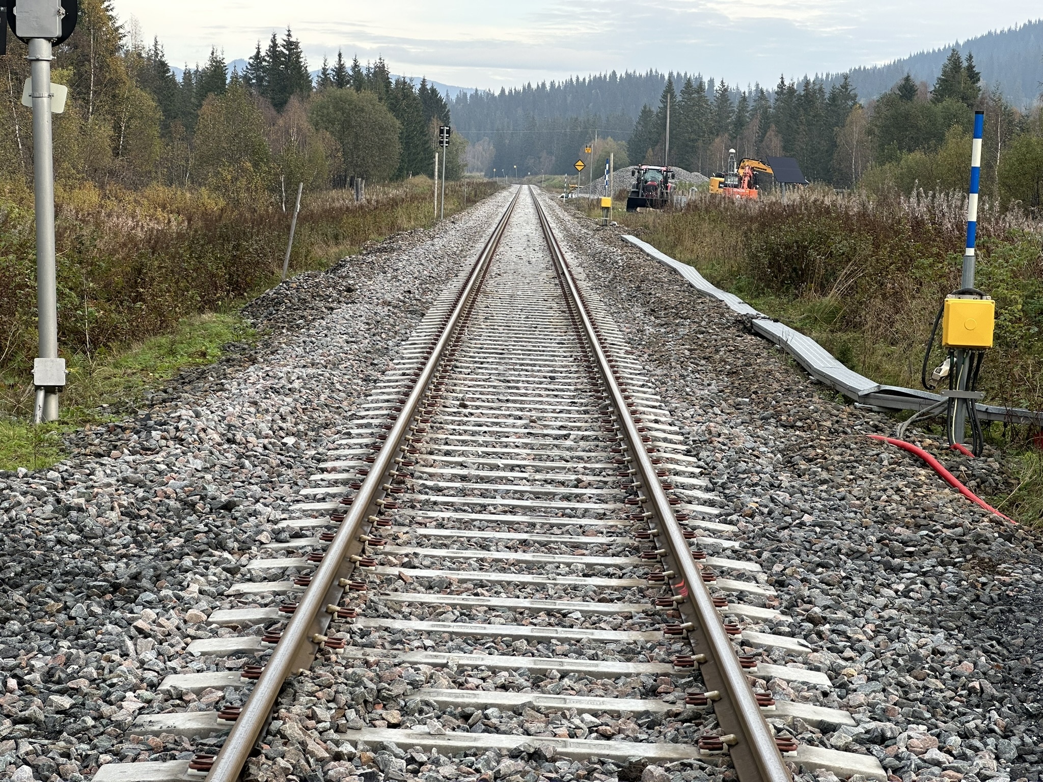 Nye sviller lagt inn ved Toven nord for Mosjøen.