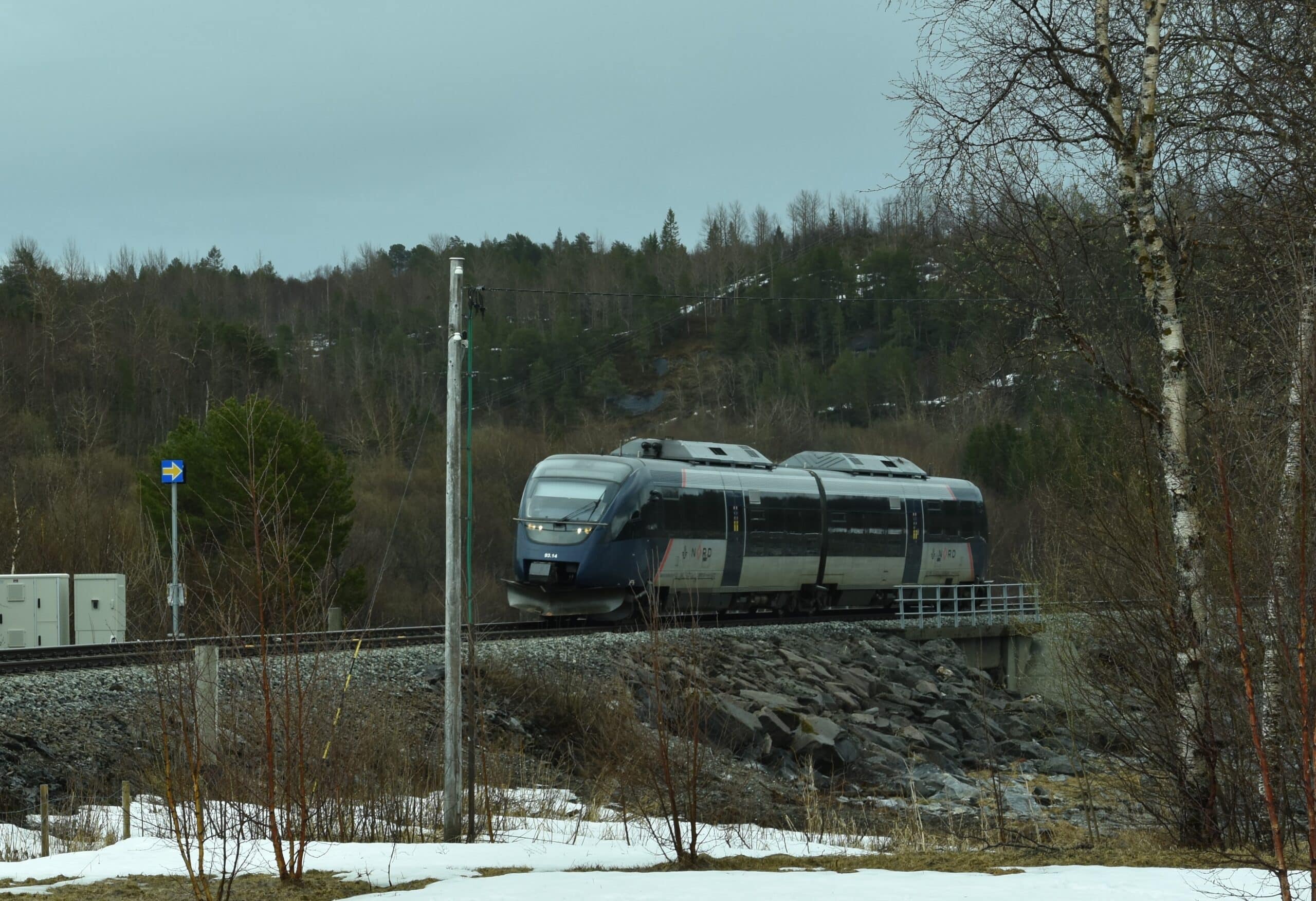 Saltenpendelen mellom Fauske og Valnesfjord.